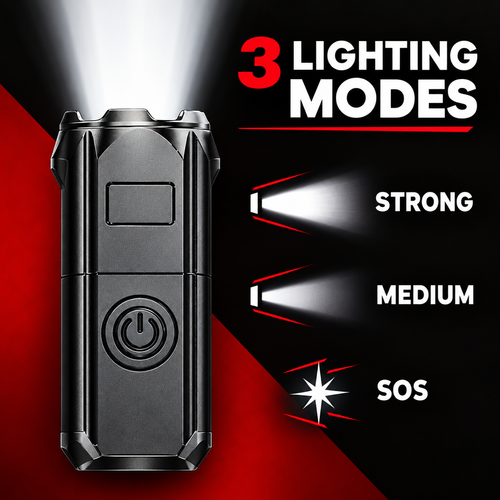 Portable LED Flashlight