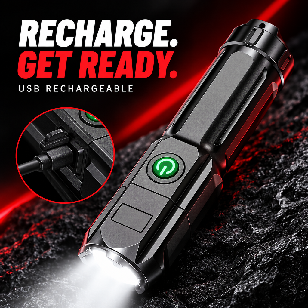 Portable LED Flashlight